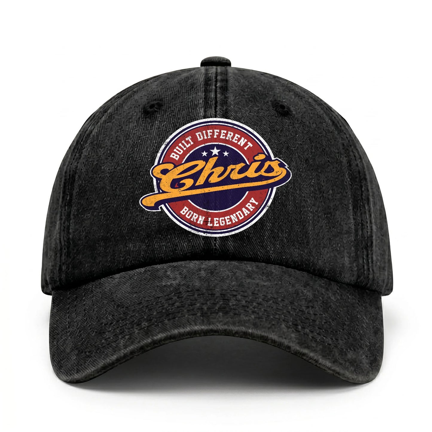 Built Different Born Legendary Logo Washed Cap CHRIS 13K1 C65PF