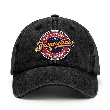 Built Different Born Legendary Logo Washed Cap JACQUELINE 13K1 C65PF