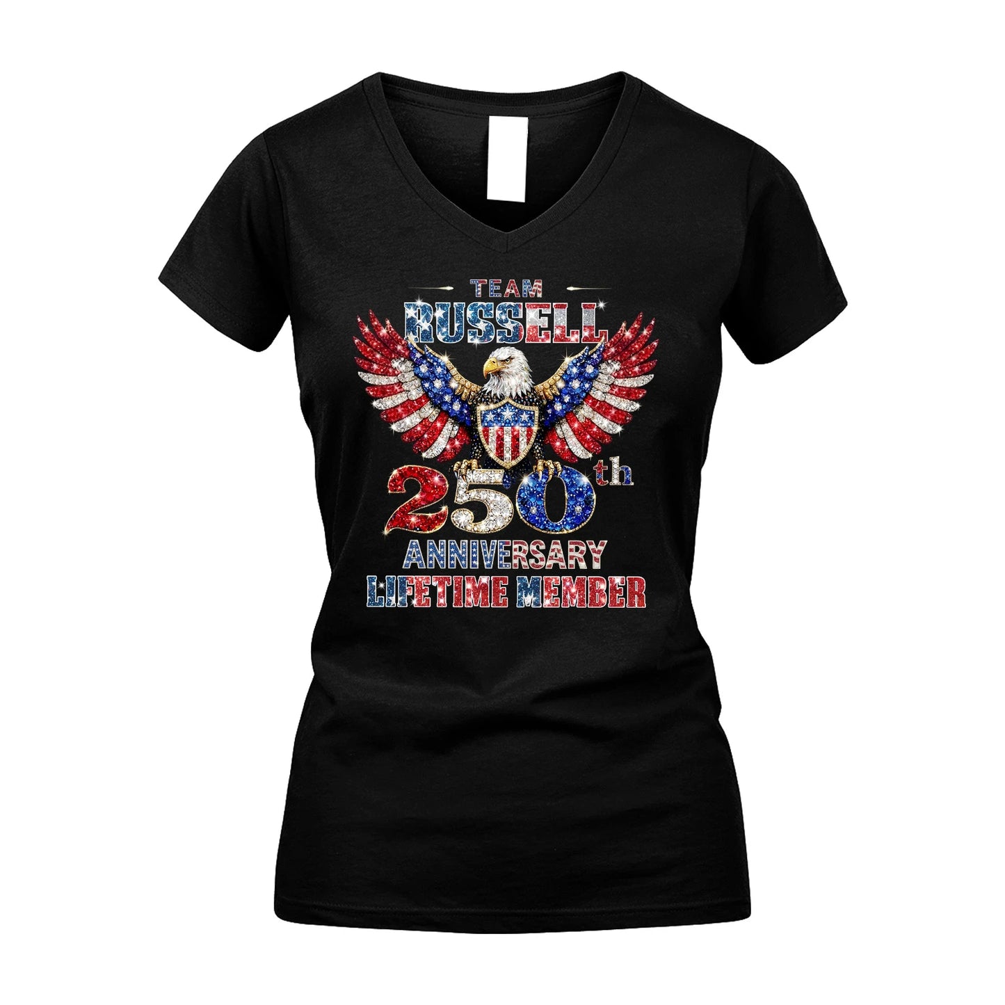 RUIZ 13K1-523 Personalized "Team...Lifetime Member" America 250 Design