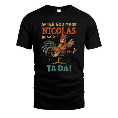 NICOLAS 13K1-563 After God Made Name He Said Ta Da!
