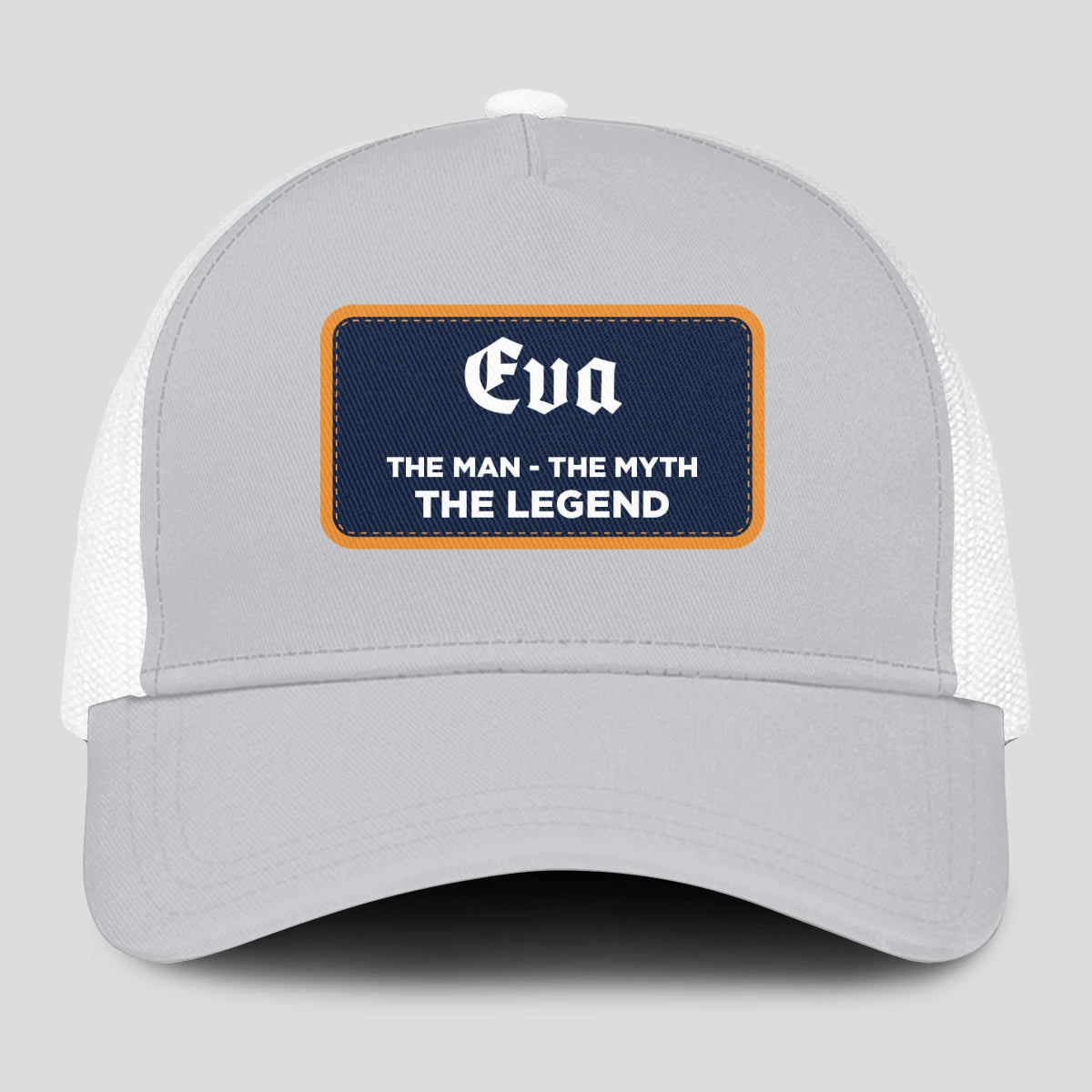 The Man The Myth The Legend Gray Mesh Cap EVA 13K1 C204PF
