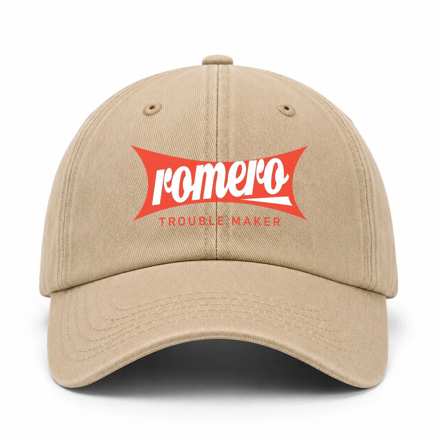 Trouble Maker Red Logo Washed Cap ROMERO 13K1 C78PF