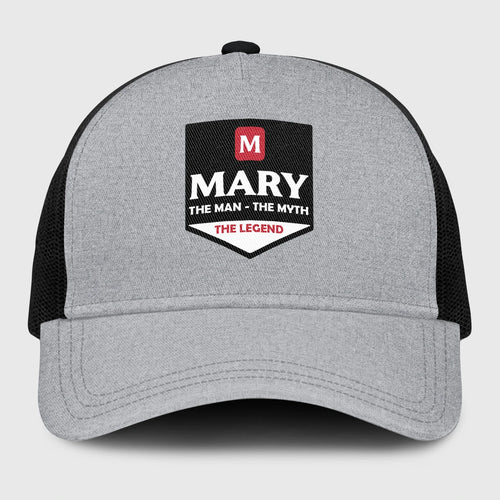 The Man The Myth The Legend Gray Mesh Cap MARY 13K1 C189PF