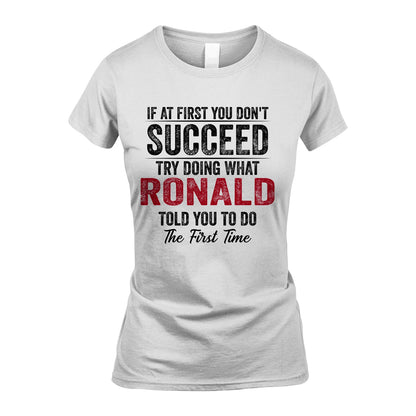RONALD 13K1-357 If At First You Don't Succeed...