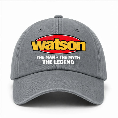 The Man The Myth The Legend Vintage Logo Washed Cap WATSON 13K1 C162PF