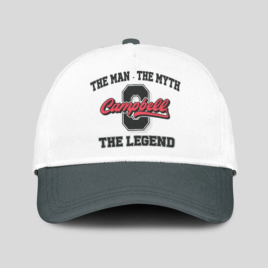 The Man The Myth The Legend Custom Initial Letter And Name Cap CAMPBELL 13K1 C38PF