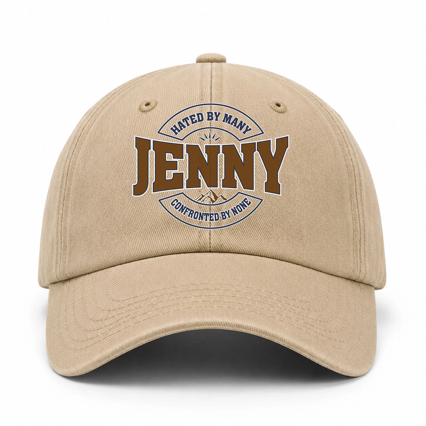 Hated By Many Confronted By None Washed Cap JENNY 13K1 C36PF