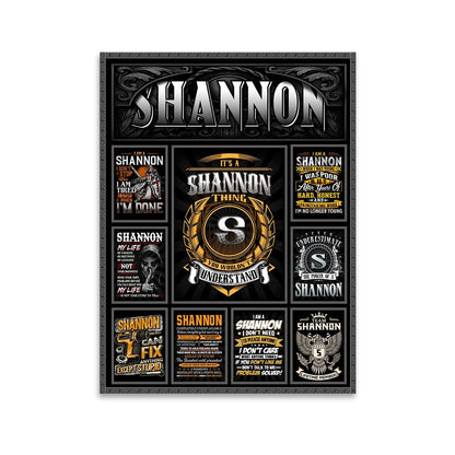 SHANNON Personalized Sponge Floor Mat – Custom Printed Home Decor 13K1-AR2