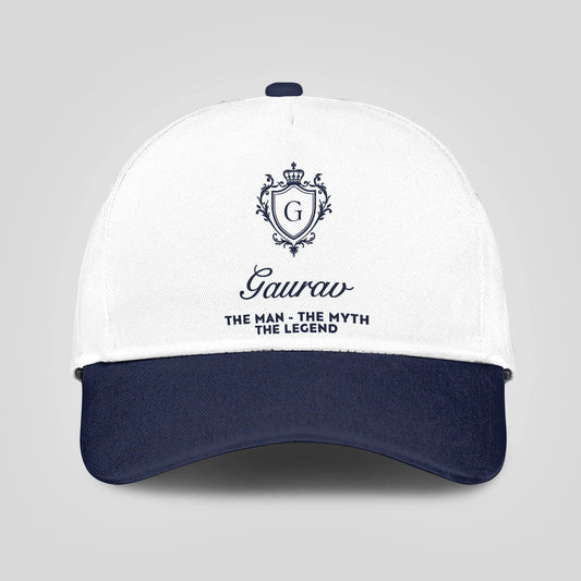 The Man The Myth The Legend Blue Cap GAURAV 13K3 C46PF