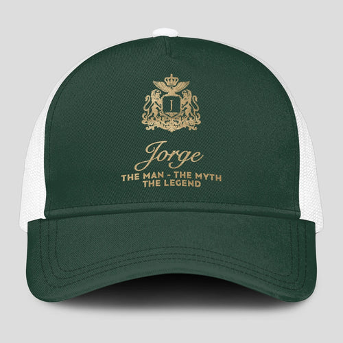 The Man The Myth The Legend Sage Green Mesh Cap JORGE 13K1 C192PF