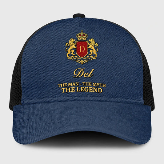 The Man The Myth The Legend Royal Blue Mesh Cap DEL 13K1 C187PF