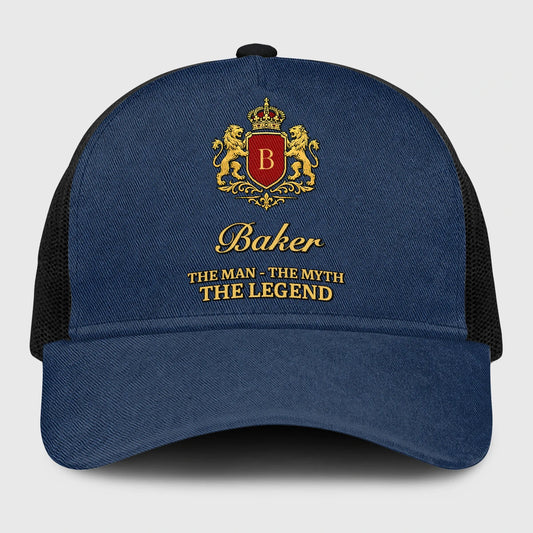 The Man The Myth The Legend Royal Blue Mesh Cap BAKER 13K1 C187PF
