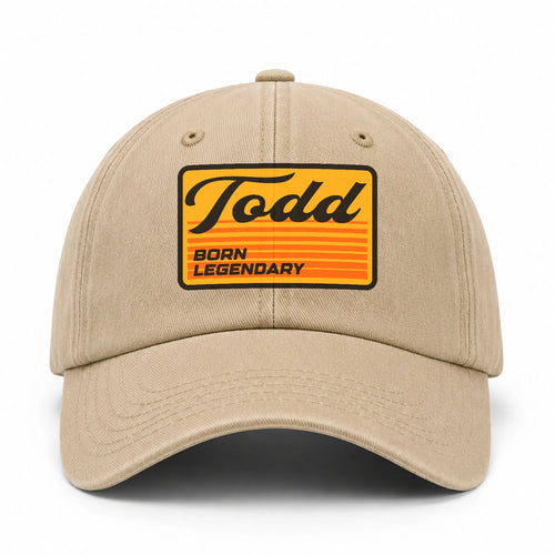 Born Legendary Vintage Washed Cap TODD 13K1 C64PF