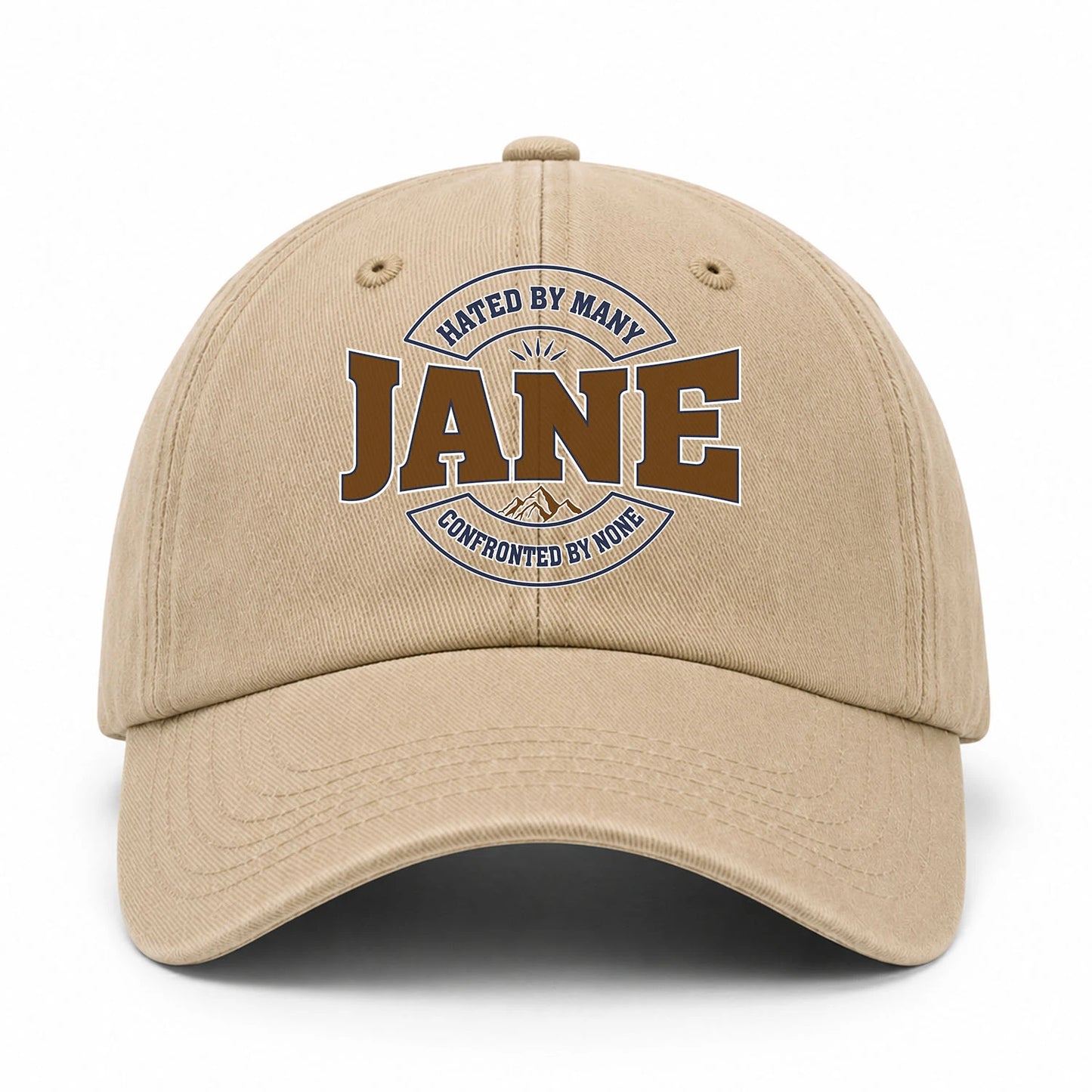 Hated By Many Confronted By None Washed Cap JANE 13K1 C36PF