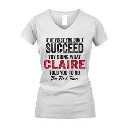 CLAIRE 13K1-357 If At First You Don't Succeed...
