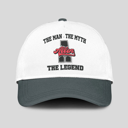 The Man The Myth The Legend Custom Initial Letter And Name Cap ALLEN 13K1 C38PF