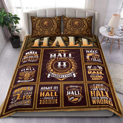HALL Limited Edition Personalized Bedding Set 13K1-BS3