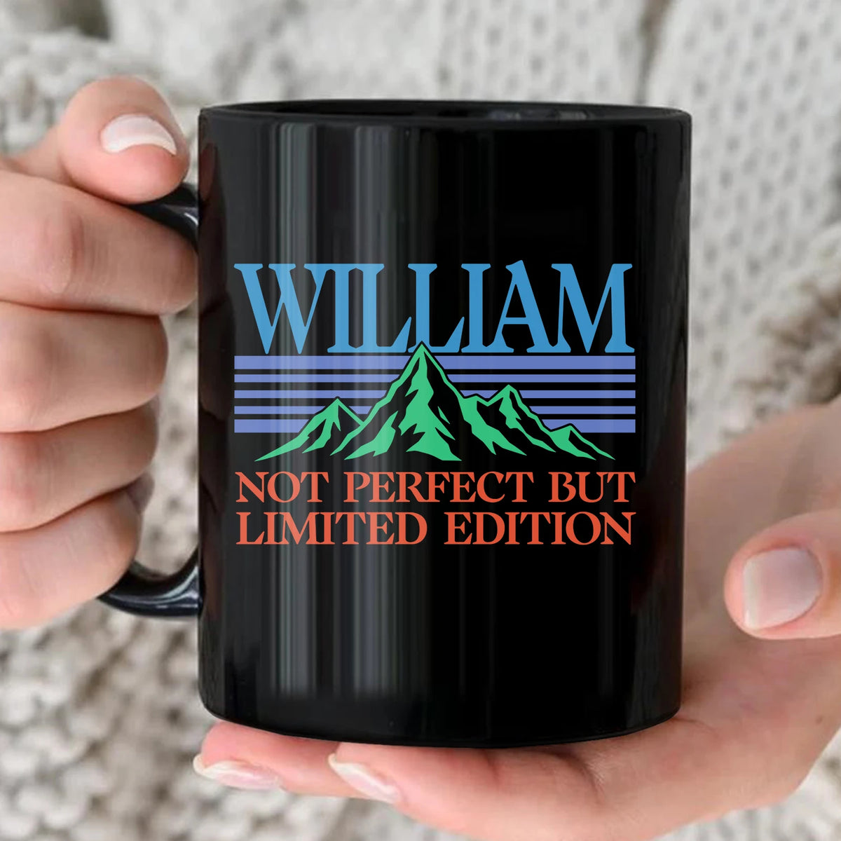 Not Perfect But Limited Eidition Retro Mountain Mug WILLIAM 13K1 MG29