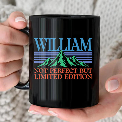 Not Perfect But Limited Eidition Retro Mountain Mug WILLIAM 13K1 MG29