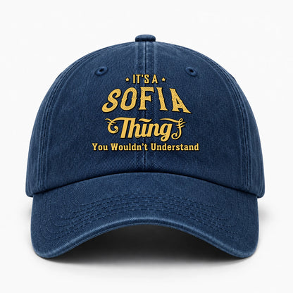 It's A Your Name Thing You Wouldn't Understand Washed Cap SOFIA 13K1 C216PF