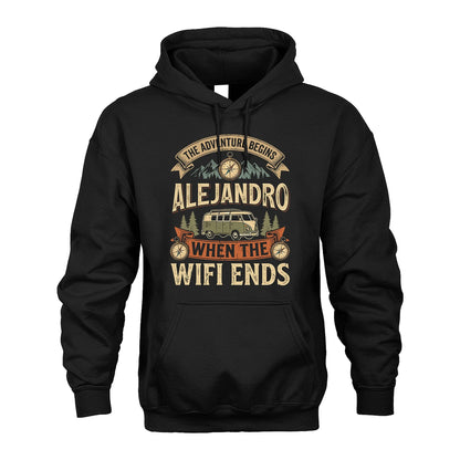 ALEJANDRO 13K1-547 The Adventure Begins Name When The Wifi Ends