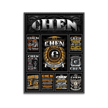 CHEN Personalized Sponge Floor Mat – Custom Printed Home Decor 13K1-AR2