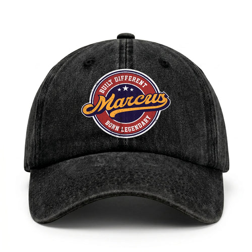 Built Different Born Legendary Logo Washed Cap MARCUS 13K1 C65PF