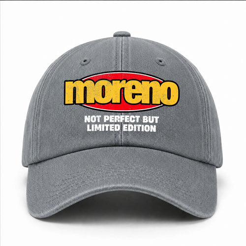 Your Name Not Perfect But Limited Edition Red Logo Washed Cap MORENO 13K1 C84PF