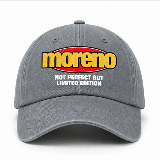 Your Name Not Perfect But Limited Edition Red Logo Washed Cap MORENO 13K1 C84PF