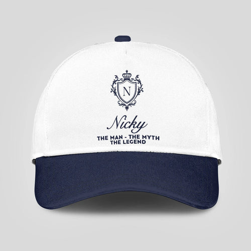 The Man The Myth The Legend Blue Cap NICKY 13K5 C46PF