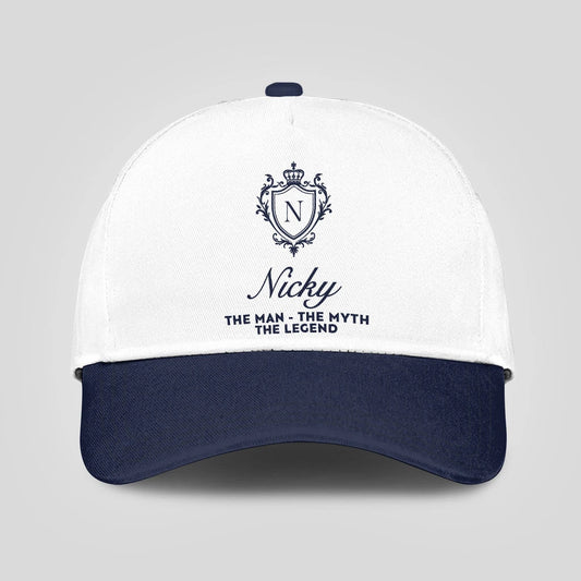 The Man The Myth The Legend Blue Cap NICKY 13K5 C46PF