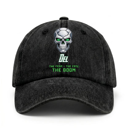 The Fear The Fate The Doom Skull Washed Cap DEL 13K1 C99PF