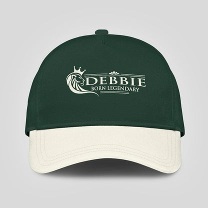 Born Legendary Lion Logo Sage Green And Beige Cap DEBBIE 13K1 C182PF