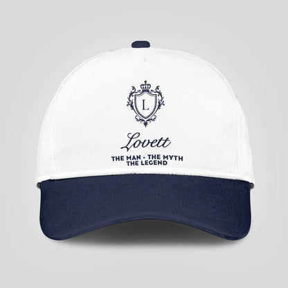 The Man The Myth The Legend Blue Cap LOVETT 13K8 C46PF