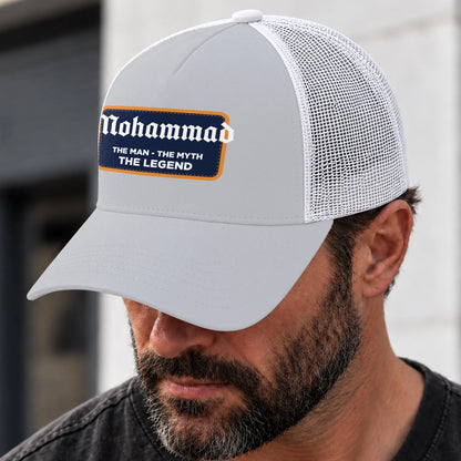 The Man The Myth The Legend Gray Mesh Cap MOHAMMAD 13K1 C204PF