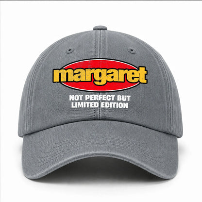 Your Name Not Perfect But Limited Edition Red Logo Washed Cap MARGARET 13K1 C84PF