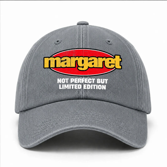 Your Name Not Perfect But Limited Edition Red Logo Washed Cap MARGARET 13K1 C84PF