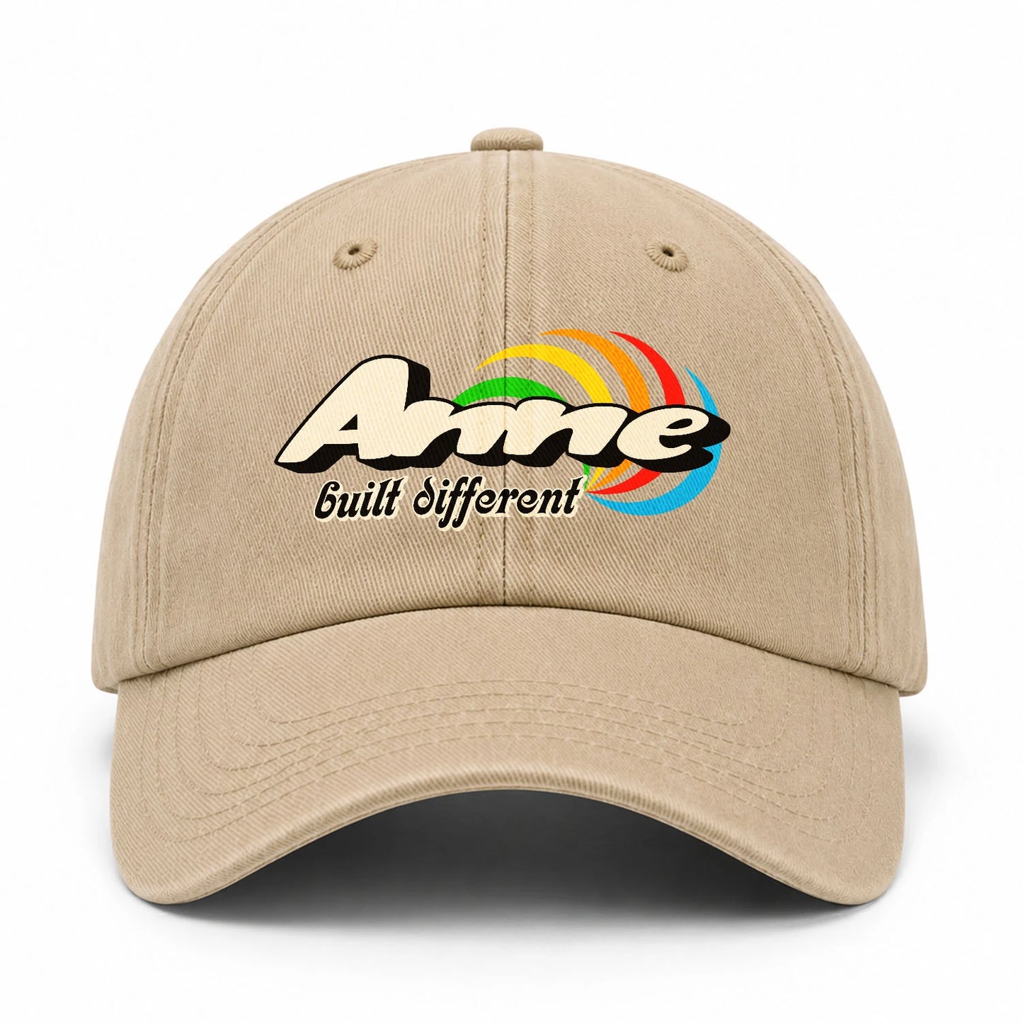 Your Name Built Different Retro Washed Cap ANNE 13K1 C55PF
