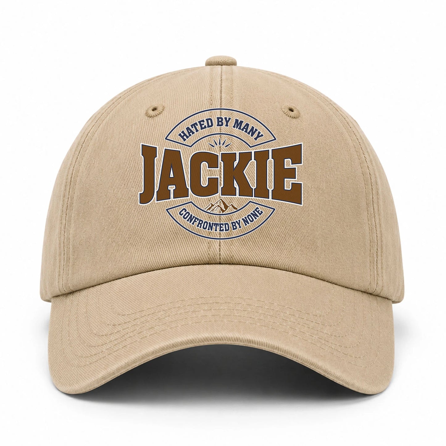 Hated By Many Confronted By None Washed Cap JACKIE 13K1 C36PF
