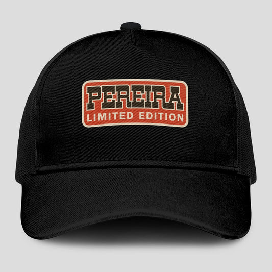 Limited Edition Red Logo Black Mesh Cap PEREIRA 13K1 C215PF