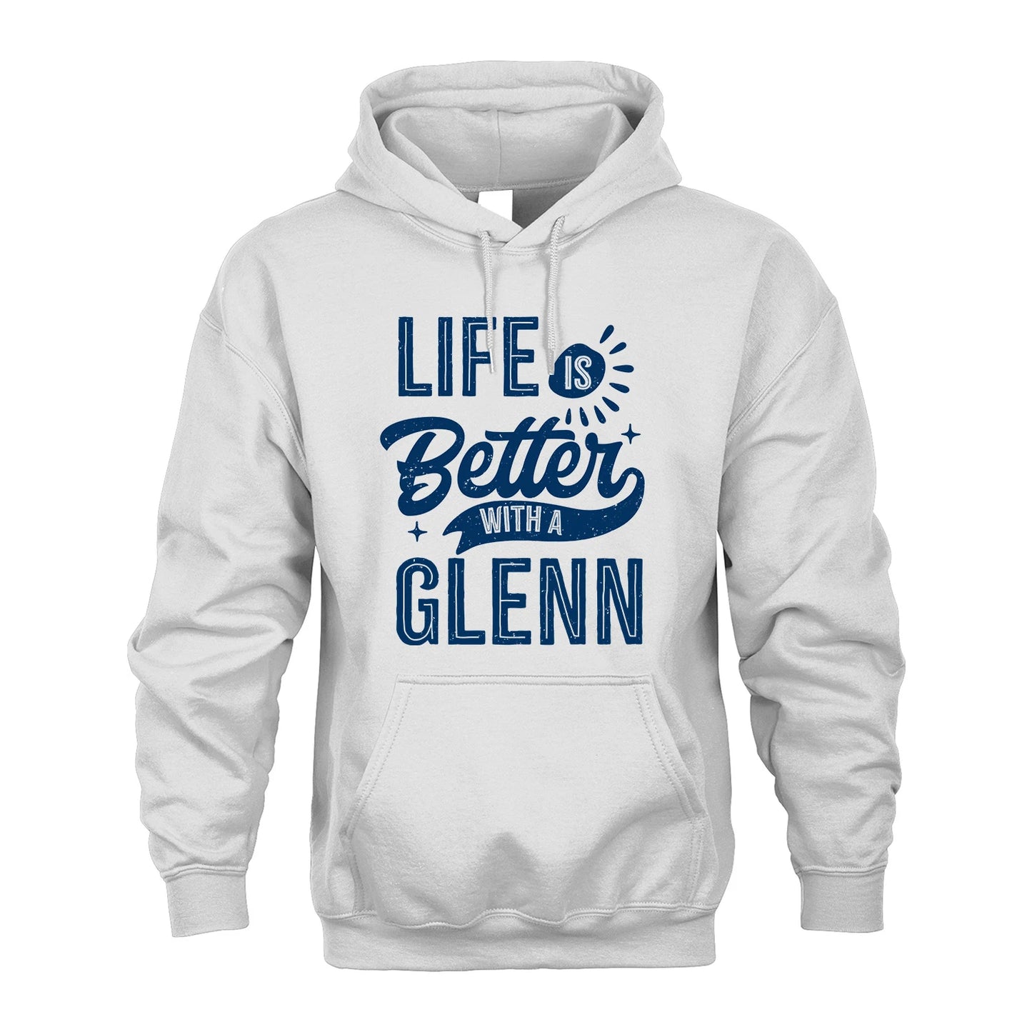 GLENN 13K1-116 Personalized Name Quote T-Shirt Life Is Better With Unisex Gift