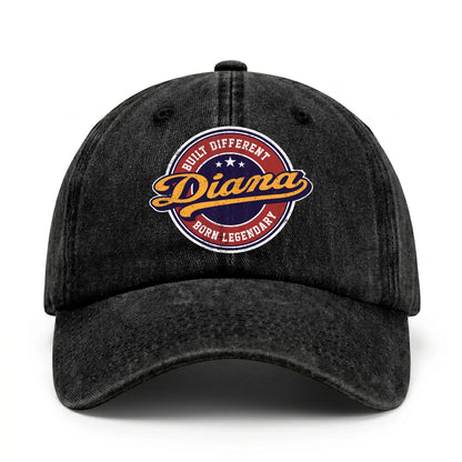 Built Different Born Legendary Logo Washed Cap DIANA 13K1 C65PF