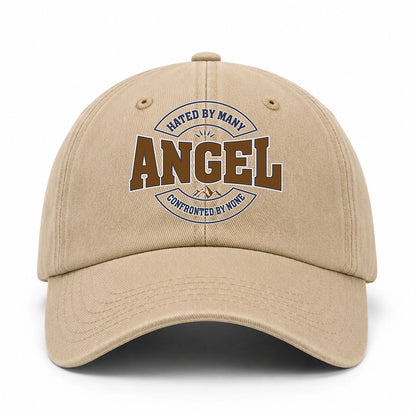 Hated By Many Confronted By None Washed Cap ANGEL 13K1 C36PF