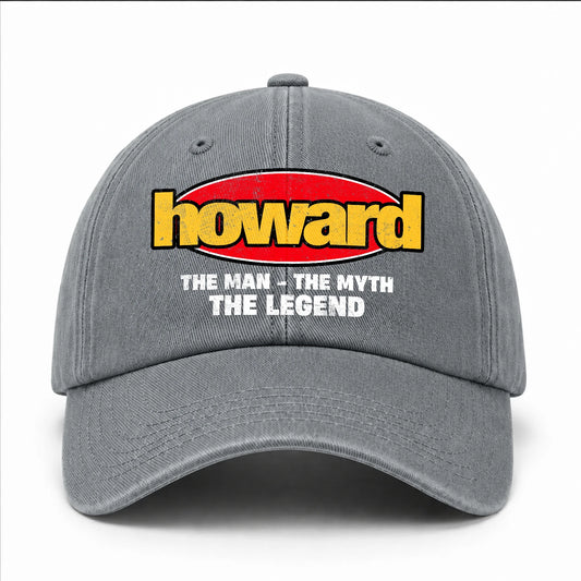 The Man The Myth The Legend Vintage Logo Washed Cap HOWARD 13K1 C162PF