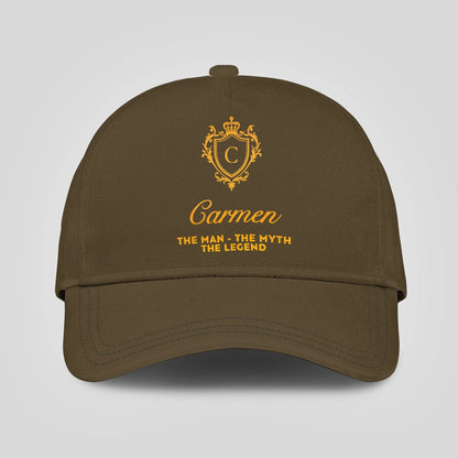 The Man The Myth The Legend Luxury Olive Cap CARMEN 13K1 C91PF