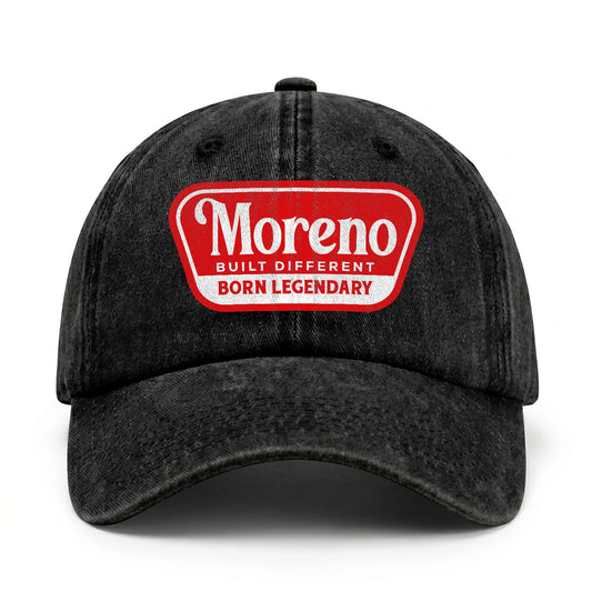 Built Different Born Legendary Red Logo Washed Cap MORENO 13K1 C63PF