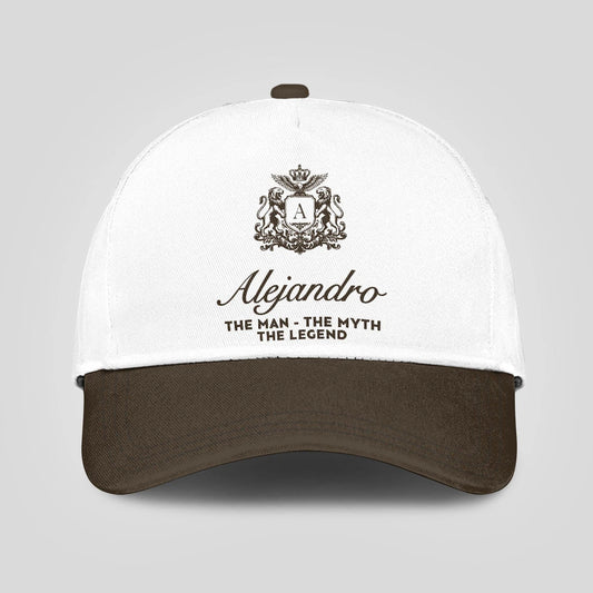 The Man The Myth The Legend Brown Cap ALEJANDRO 13K1 C47PF
