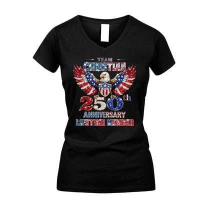 CHRIS 13K1-523 Personalized "Team...Lifetime Member" America 250 Design