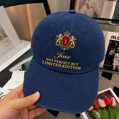 Not Perfect But Limited Edition Royal Blue Washed Cap JOSE 13K1 C133PF