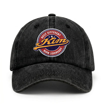 Built Different Born Legendary Logo Washed Cap KIM 13K1 C65PF